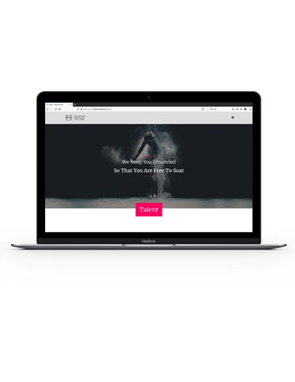 Talent Agency Web Design